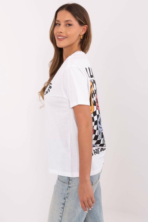 Tshirt Damski Model D12022AC02645E White - Sublevel Sublevel Tshirt Damski Model D12022AC02645E White - Sublevel Sublevel