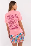 Tshirt Damski Model D12022AC02645I Pink - Sublevel Sublevel Tshirt Damski Model D12022AC02645I Pink - Sublevel Sublevel