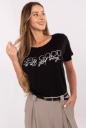 Tshirt Damski Model D12100M02737A Black - Sublevel Sublevel Tshirt Damski Model D12100M02737A Black - Sublevel Sublevel
