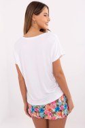 Tshirt Damski Model D12100M02737A White - Sublevel Sublevel Tshirt Damski Model D12100M02737A White - Sublevel Sublevel