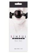 Knebel-SINFUL BALL GAG BLACK Knebel-SINFUL BALL GAG BLACK