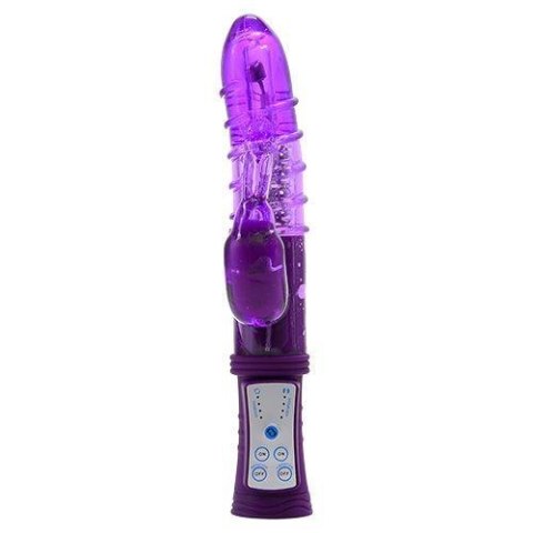 Wibrator króliczek masażer łechtaczki rotacja 22cm Wibrator króliczek masażer łechtaczki rotacja 22cm