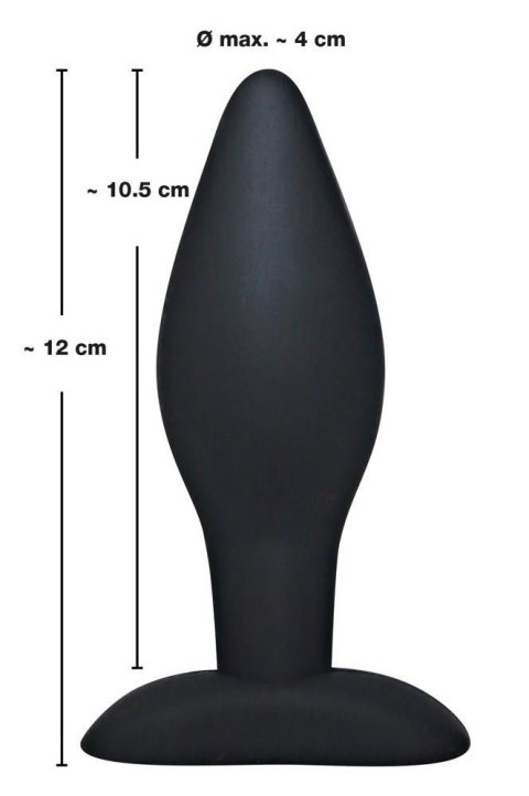 Duży korek analny plug zatyczka silikonowa 12cm Duży korek analny plug zatyczka silikonowa 12cm