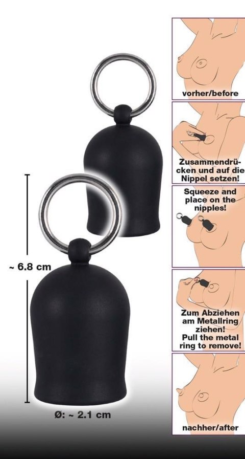 Próżniowe pompki do sutek silikonowe bdsm sex Próżniowe pompki do sutek silikonowe bdsm sex