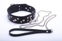 Skórzana obroża dla mężczyzn ćwieki bondage bdsm Skórzana obroża dla mężczyzn ćwieki bondage bdsm